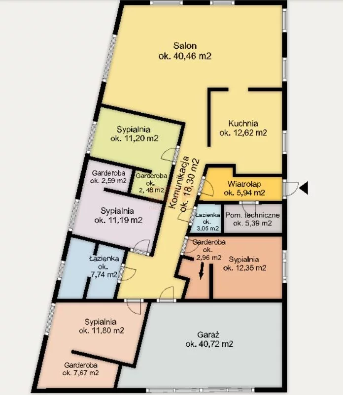 Dom 150,36 m², oferta nr , 42583, Pierwoszów, Osiedlowa