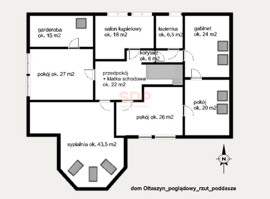 Dom i rezydencja 292,10 m², oferta nr , 36624, Wrocław, Krzyki-Partynice, Krzyki, Kurpiów