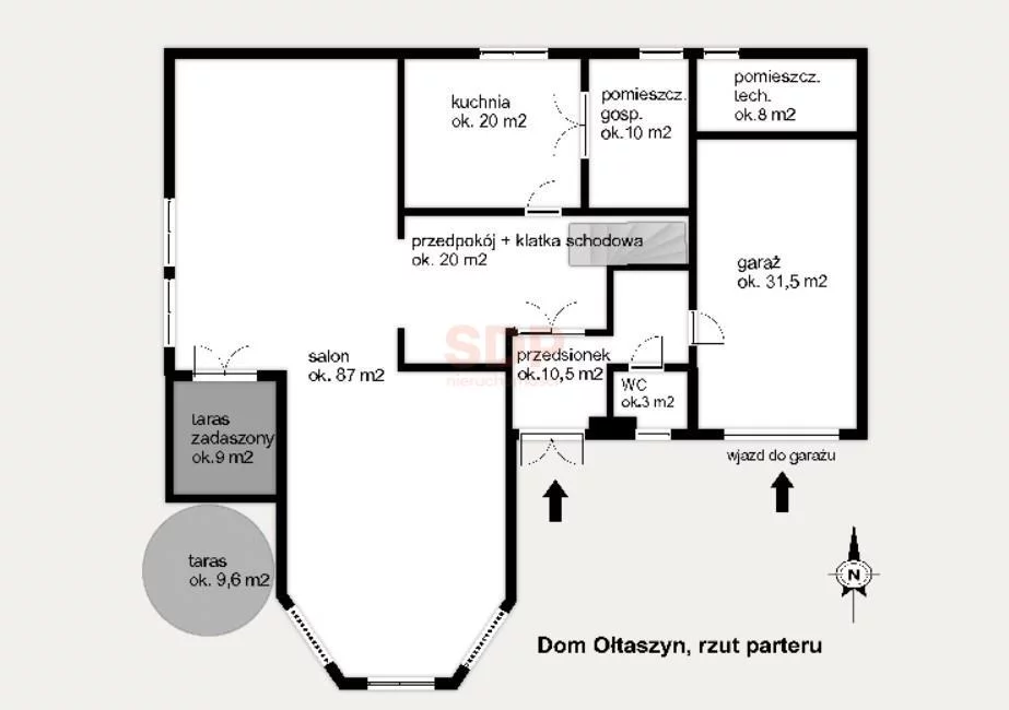 Dom i rezydencja 292,10 m², oferta nr , 36624, Wrocław, Krzyki-Partynice, Krzyki, Kurpiów