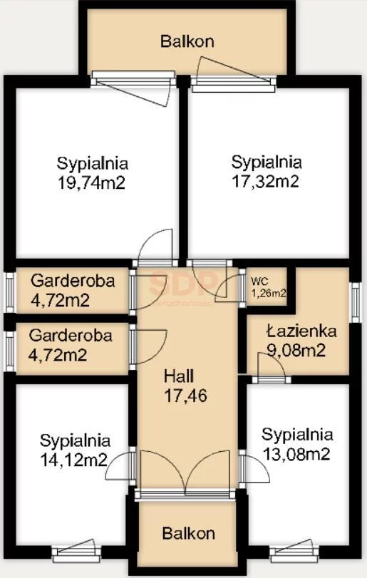 Dom 369,00 m², oferta nr , 38673, Wrocław, Psie Pole-Zawidawie, Psie Pole, Kowieńska