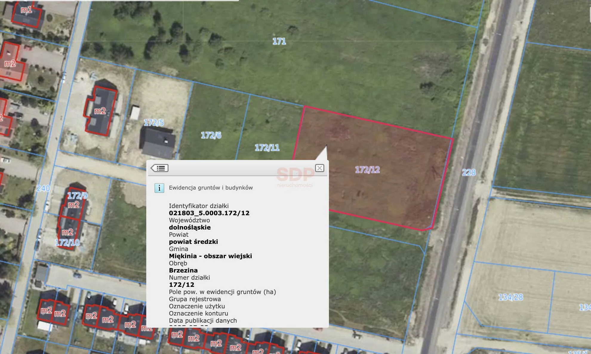 Działka 2 800,00 m², oferta nr , 41600, Brzezina, Bolesława Chrobrego