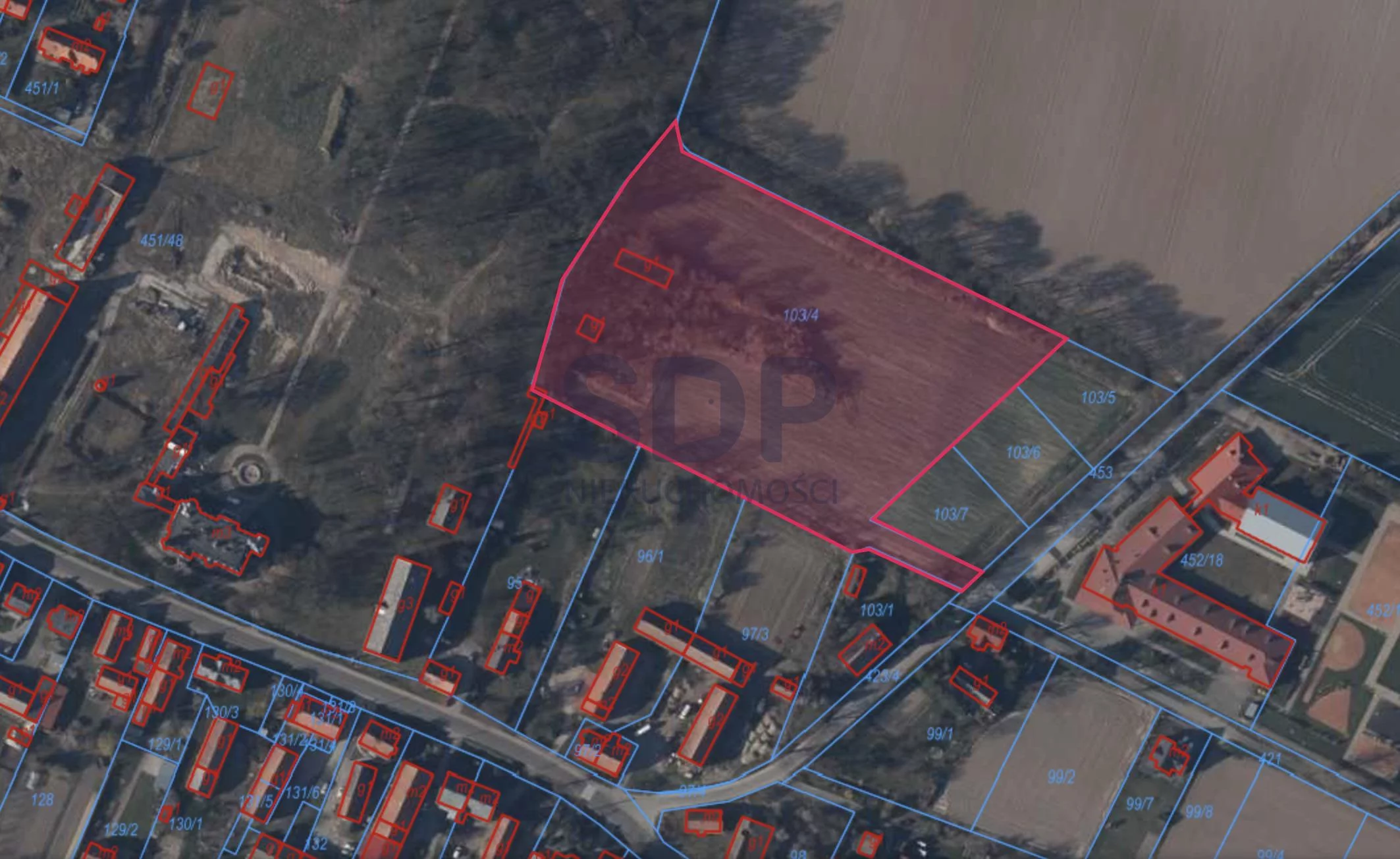 Działka 19 468,00 m², Dobrzeń, Sprzedaż