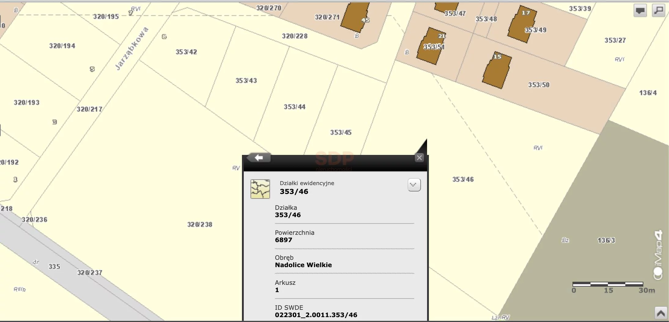 Działka 1 014,00 m², oferta nr , 28412, Nadolice Wielkie, Krzykowska
