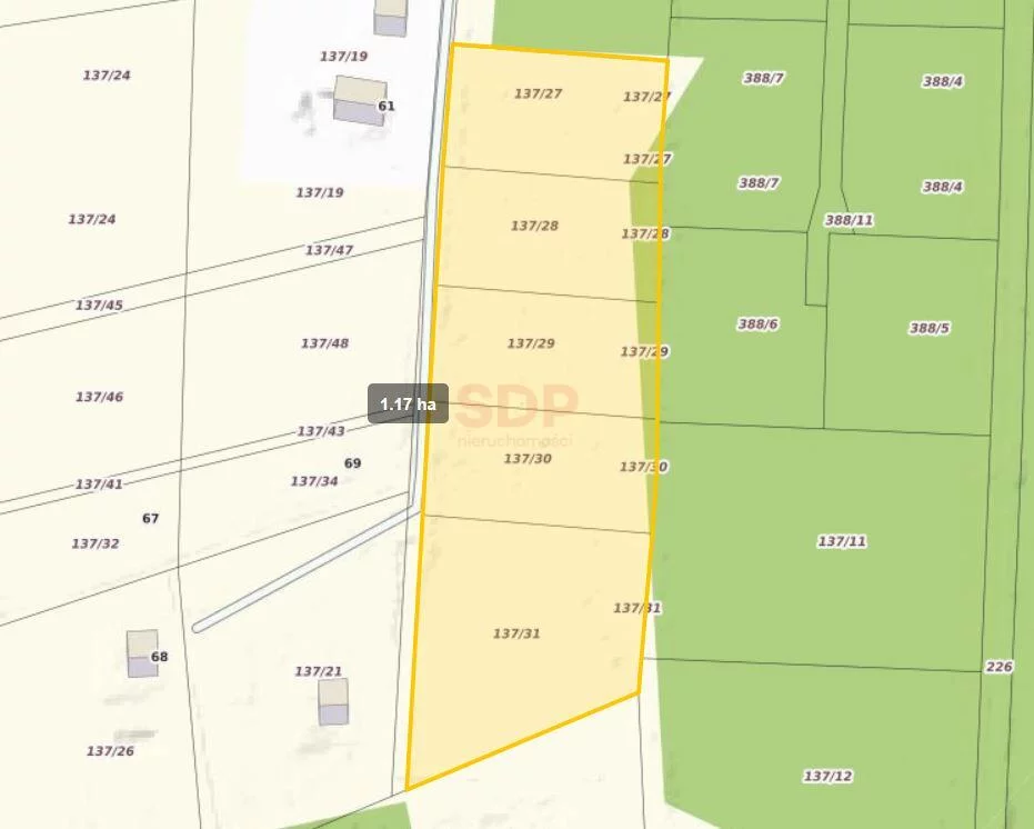 Działka 3 753,00 m², oferta nr , 42780, Nowa Wieś