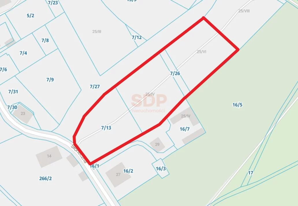 Działka 2 487,00 m², oferta nr , 41834, Kudowa-Zdrój, Słoneczna
