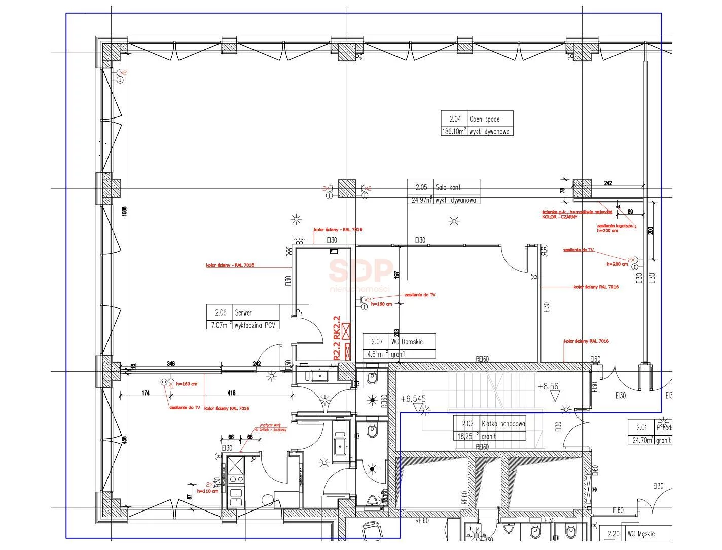 Biuro 258,51 m², oferta nr , 39285, Wrocław, Stare Miasto, Braniborska