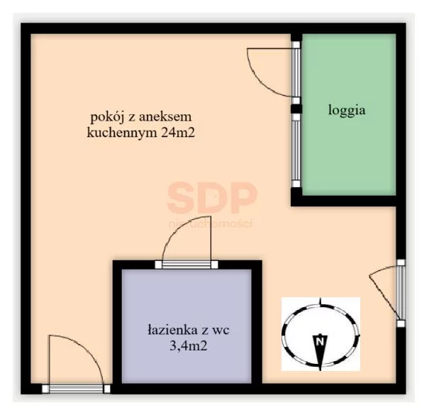 Biuro na sprzedaż, 27,41 m², oferta nr 37056L