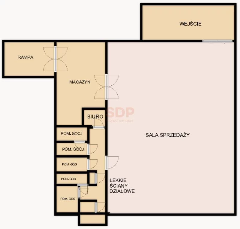 Lokal użytkowy 574,00 m², oferta nr , 27930, Kłodzko, Grunwaldzka