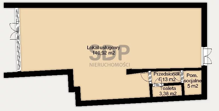 Lokal użytkowy 155,35 m², Wrocław, Krzyki-Partynice, Krzyki, Hubska, Sprzedaż