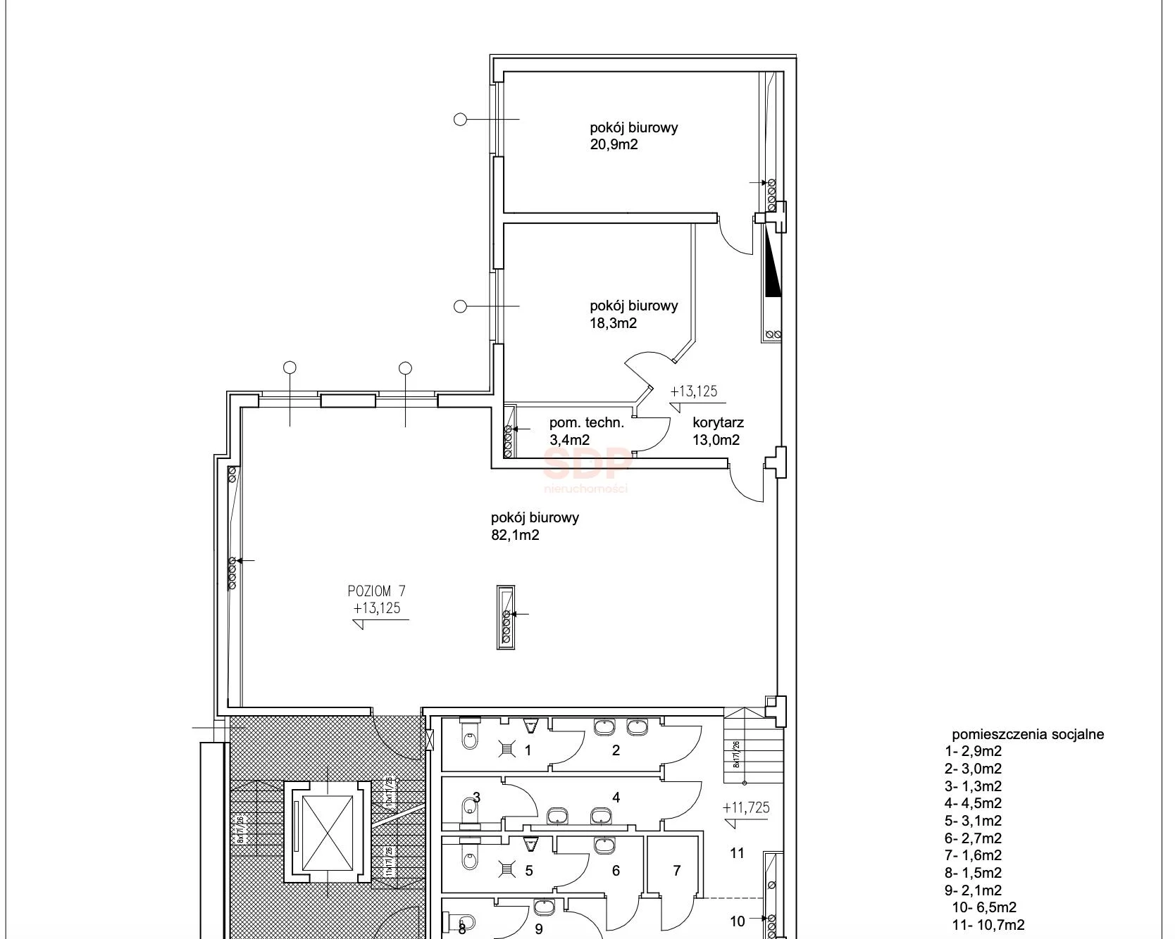 Biuro 145,00 m², oferta nr , 42248, Wrocław, Stare Miasto, Komandorska
