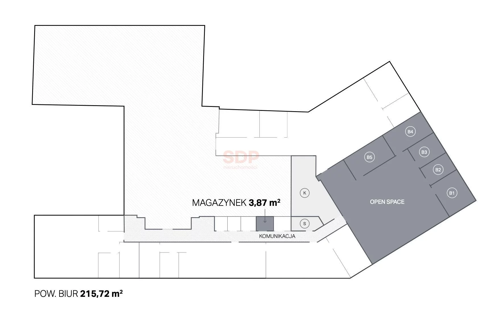Biuro 215,71 m², oferta nr , 31910, Wrocław, Krzyki-Partynice, Krzyki, Krakowska