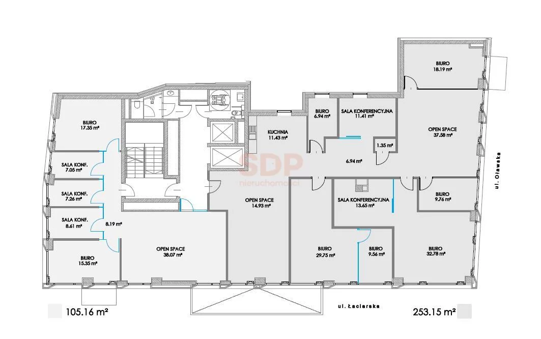 Biuro 358,31 m², oferta nr , 37447, Wrocław, Stare Miasto, Łaciarska