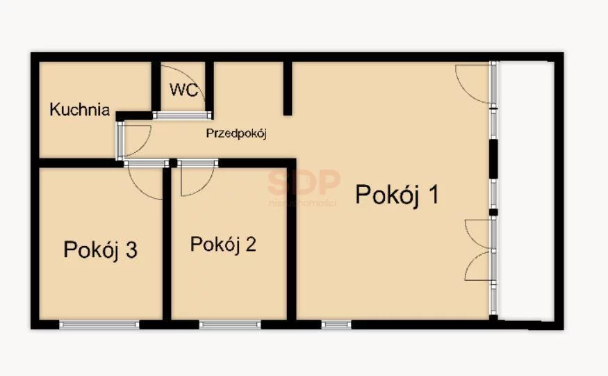 Biuro 68,00 m², oferta nr , 30405, Wrocław, Psie Pole-Zawidawie, Psie Pole, Obornicka