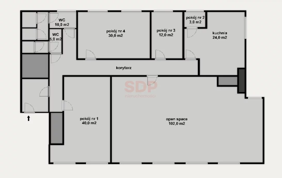 Biuro 247,44 m², oferta nr , 42796, Wrocław, Stare Miasto, Tęczowa