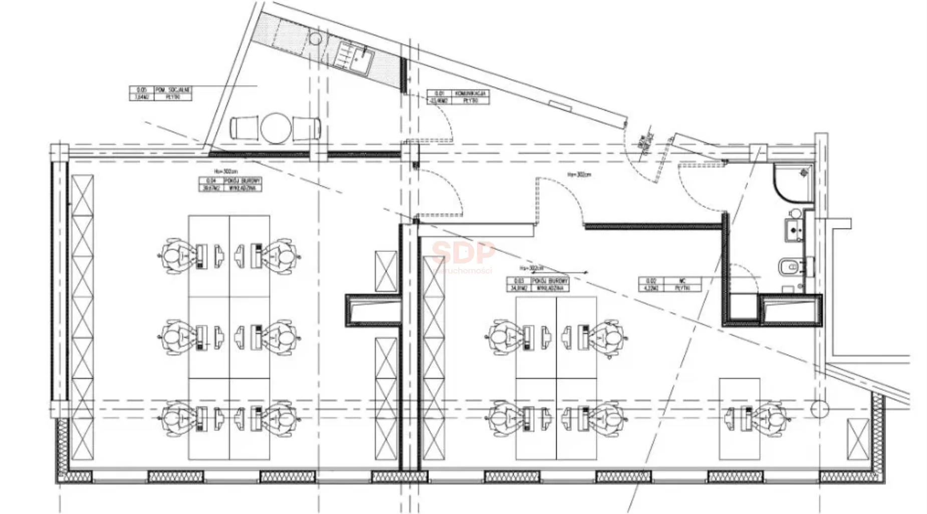 Biuro 117,00 m², oferta nr , 42731, Wrocław, Stare Miasto, Włodkowica Pawła