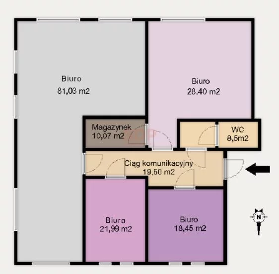 Magazyn 279,00 m², oferta nr , 36911, Łódź, Górna, Górna, Kilińskiego Jana
