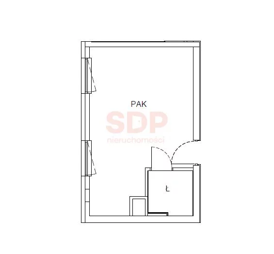 Apartament na sprzedaż, 25,99 m², 1 pokój, piętro 1, oferta nr 37088