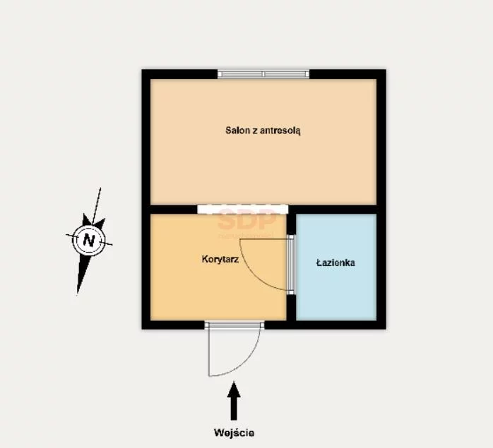 1 pokój, mieszkanie 15,44 m², piętro 1, oferta nr , 37808, Łódź, Śródmieście, Śródmieście, Henryka Sienkiewicza