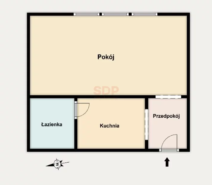 1 pokój, apartament 25,70 m², piętro 9, oferta nr , 42637, Wrocław, Stare Miasto, Inowrocławska