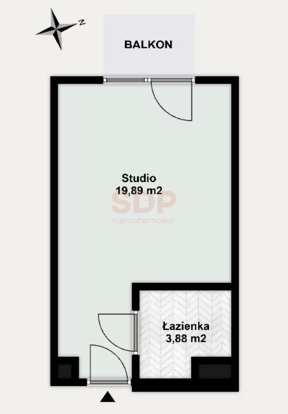 Mieszkanie na sprzedaż, 27,50 m², 1 pokój, 1 piętro, oferta nr 36463