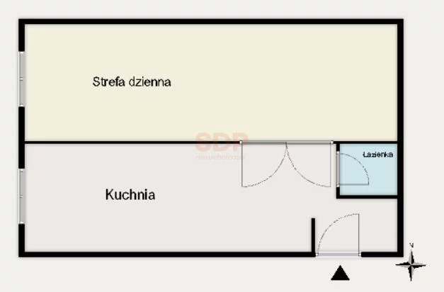 1 pokój, apartament 29,71 m², piętro 4, oferta nr , 42126, Warszawa, Śródmieście, Śródmieście, Nowolipie