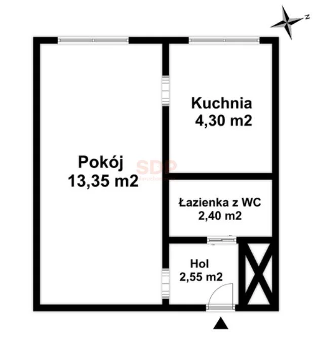 1 pokój, mieszkanie 22,60 m², piętro 4, oferta nr , 42695, Wrocław, Psie Pole-Zawidawie, Psie Pole, Okulickiego Leopolda gen.