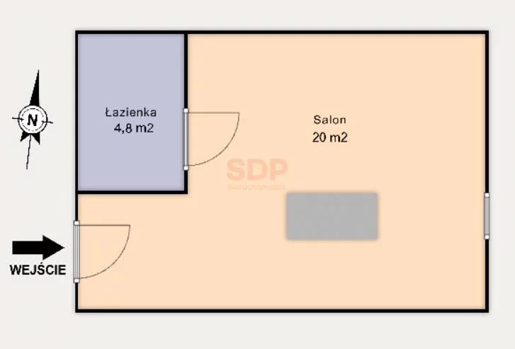 1 pokój, mieszkanie 24,77 m², piętro 4, oferta nr , 41895, Łódź, Śródmieście, Śródmieście, płk. Jana Kilińskiego
