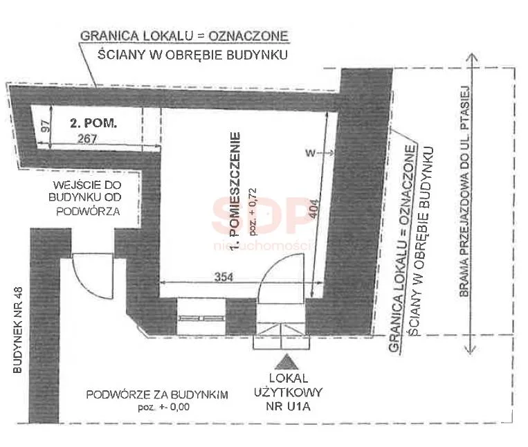 Mieszkanie jednopokojowe 17,69 m², Wrocław, Biskupin-Sępolno-Dąbie-Bartoszowice, Śródmieście, Pomorska, Sprzedaż