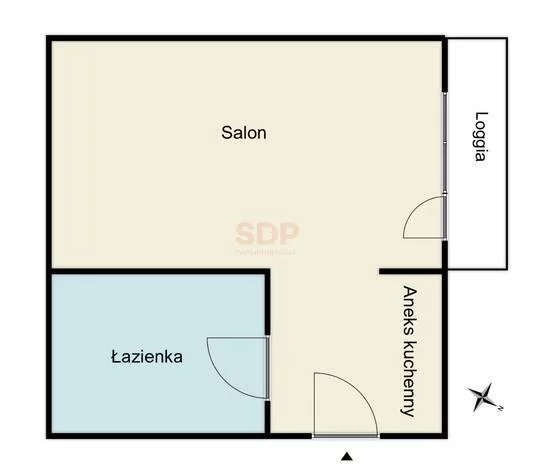 1 pokój, apartament 22,86 m², piętro 7, oferta nr , 40156, Warszawa, Wola, Wola, Wolska