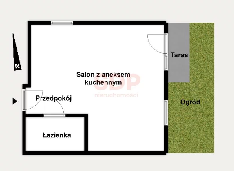 Mieszkanie na sprzedaż, 39,43 m², 1 pokój, parter, oferta nr 36992