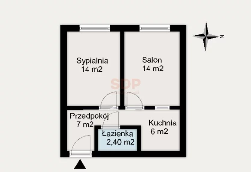 2 pokoje, mieszkanie 44,00 m², piętro 6, oferta nr , 42643, Warszawa, Śródmieście, Śródmieście, Andersa Władysława gen.