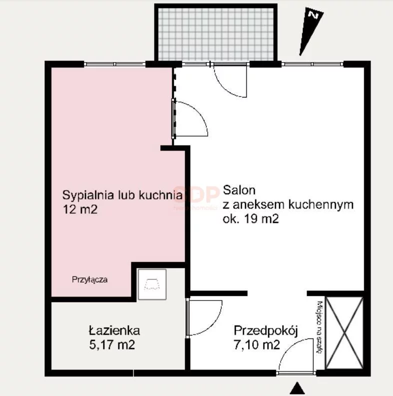 2 pokoje, mieszkanie 43,38 m², piętro 3, oferta nr , 37876, Wrocław, Krzyki-Partynice, Krzyki, Babiego Lata