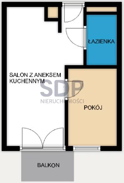 Mieszkanie na sprzedaż, 35,63 m², 2 pokoje, parter, oferta nr 34390