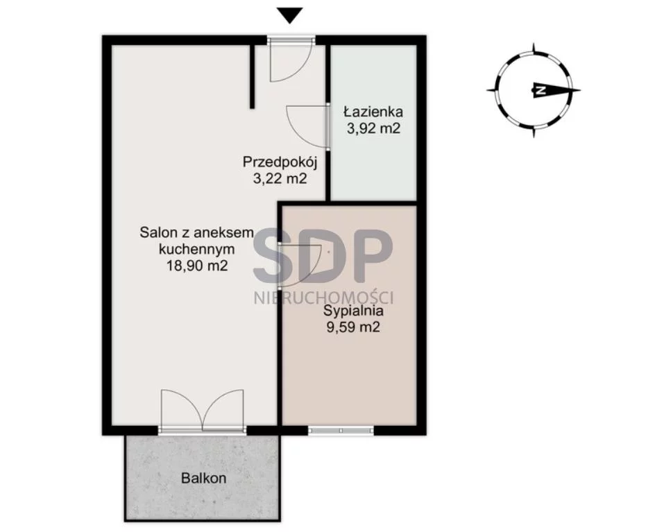 Mieszkanie na sprzedaż, 35,63 m², 2 pokoje, parter, oferta nr 35085