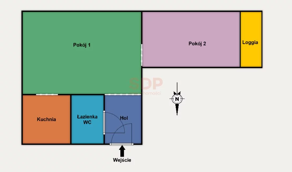 2 pokoje, mieszkanie 36,00 m², parter, oferta nr , 41817, Łódź, Górna, Górna, Broniewskiego Władysława