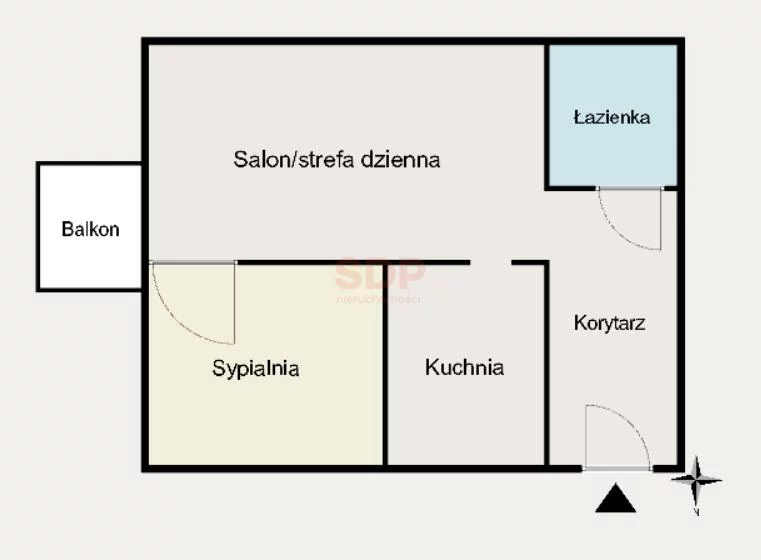 2 pokoje, mieszkanie 39,00 m², piętro 9, oferta nr , 42181, Warszawa, Mokotów, Mokotów, Bruna Juliana