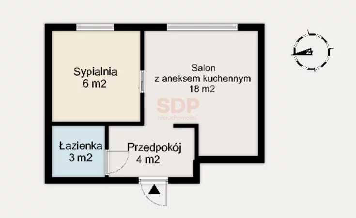 2 pokoje, apartament 30,94 m², piętro 3, oferta nr , 42540, Warszawa, Mokotów, Mokotów, Bryły Stefana