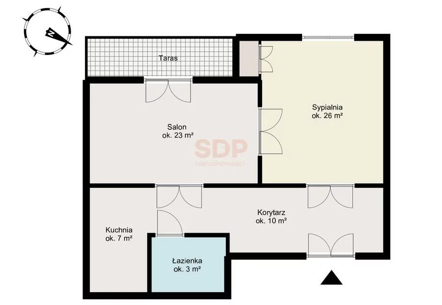 2 pokoje, mieszkanie 68,66 m², piętro 6, oferta nr , 42608, Warszawa, Śródmieście, Śródmieście, Chmielna