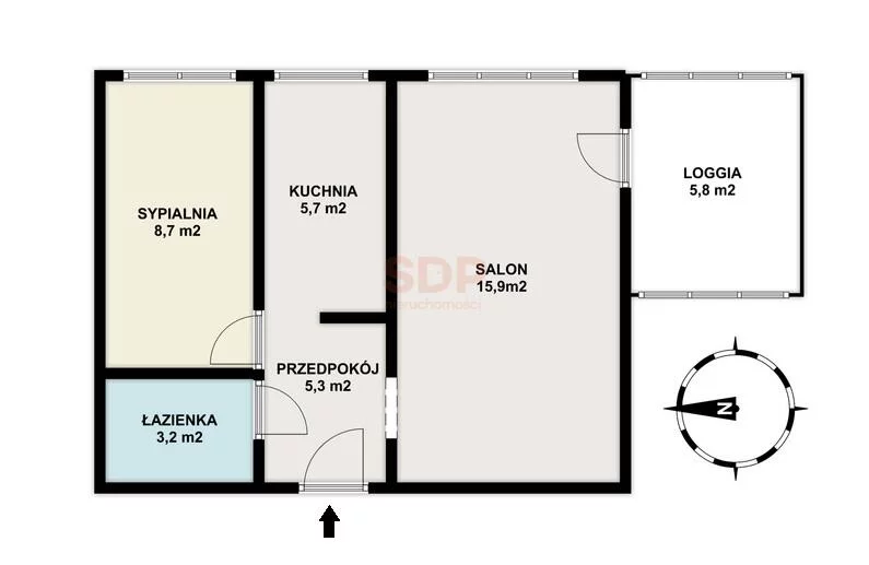 2 pokoje, mieszkanie 38,70 m², piętro 4, oferta nr , 41973, Warszawa, Targówek, Targówek, Chodecka