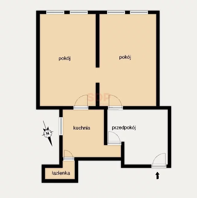2 pokoje, mieszkanie 63,00 m², piętro 3, oferta nr , 35080, Wrocław, Biskupin-Sępolno-Dąbie-Bartoszowice, Śródmieście, Daszyńskiego