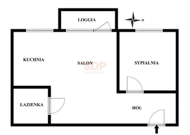 2 pokoje, mieszkanie 47,64 m², piętro 1, oferta nr , 36817, Wrocław, Biskupin-Sępolno-Dąbie-Bartoszowice, Śródmieście, Dmowskiego Romana