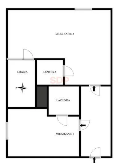 2 pokoje, apartament 45,95 m², piętro 3, oferta nr , 36821, Wrocław, Biskupin-Sępolno-Dąbie-Bartoszowice, Śródmieście, Dmowskiego Romana