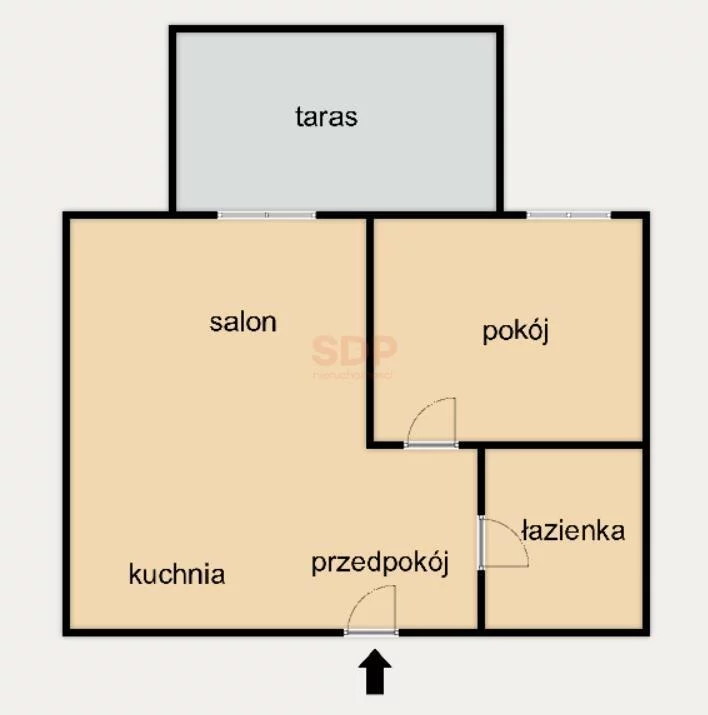 2 pokoje, mieszkanie 48,01 m², parter, oferta nr , 37012, Wrocław, Biskupin-Sępolno-Dąbie-Bartoszowice, Śródmieście, Dmowskiego Romana