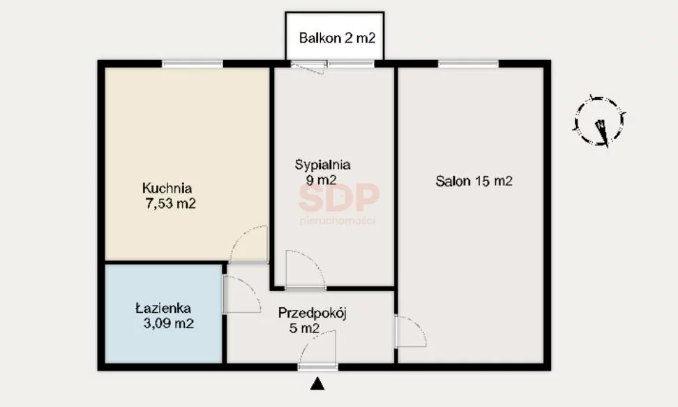 2 pokoje, mieszkanie 40,05 m², piętro 3, oferta nr , 42739, Warszawa, Ochota, Ochota, Dobosza