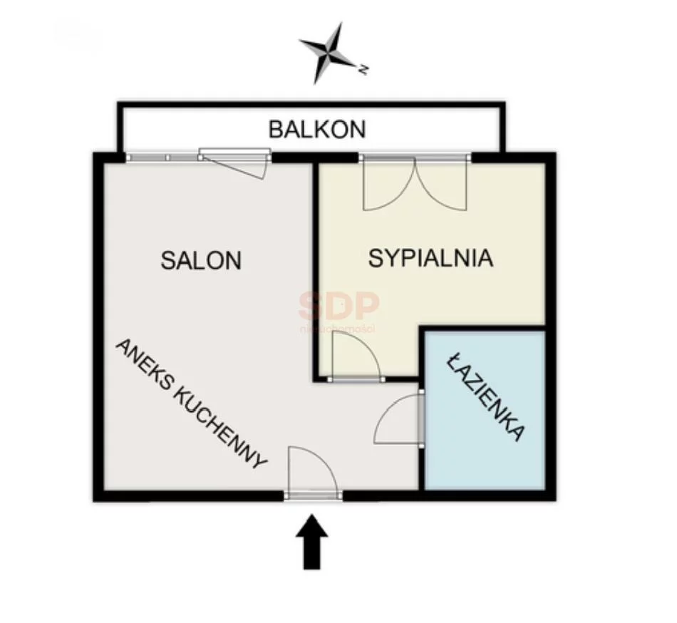 2 pokoje, apartament 38,21 m², piętro 3, oferta nr , 40944, Warszawa, Wola, Wola, Dzielna