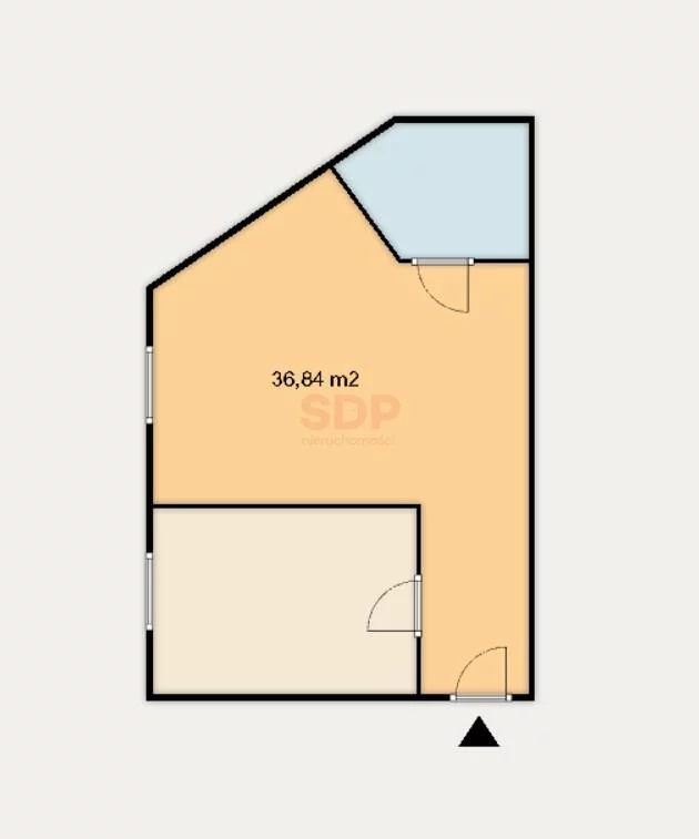 2 pokoje, mieszkanie 36,84 m², parter, oferta nr , 41568, Warszawa, Grochowska