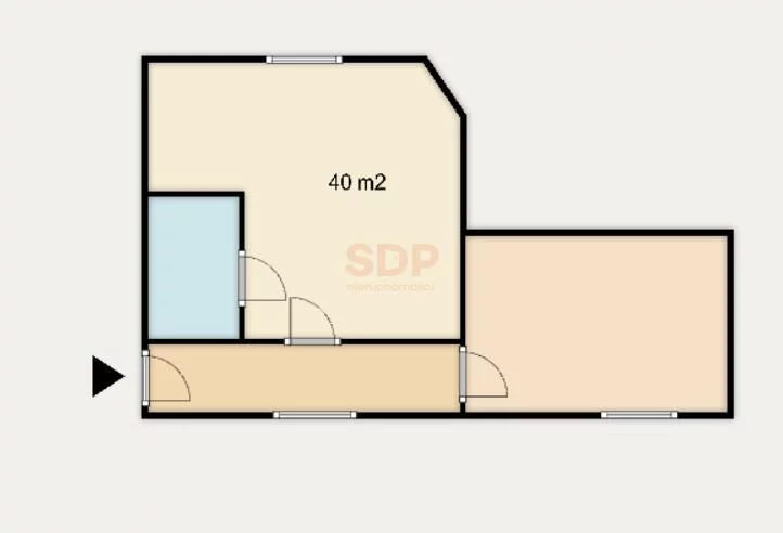 2 pokoje, mieszkanie 40,00 m², parter, oferta nr , 41570, Warszawa, Grochowska
