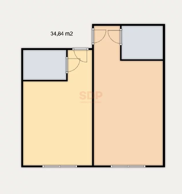 2 pokoje, mieszkanie 34,84 m², piętro 3, oferta nr , 41583, Warszawa, Grochowska
