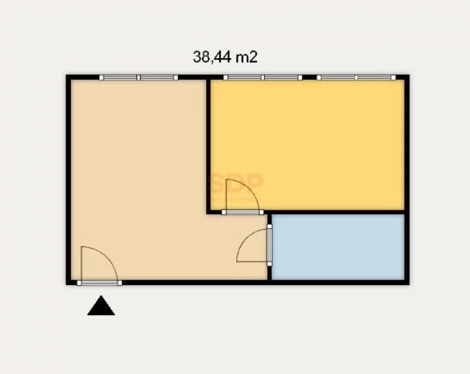 2 pokoje, mieszkanie 38,44 m², piętro 3, oferta nr , 41584, Warszawa, Grochowska