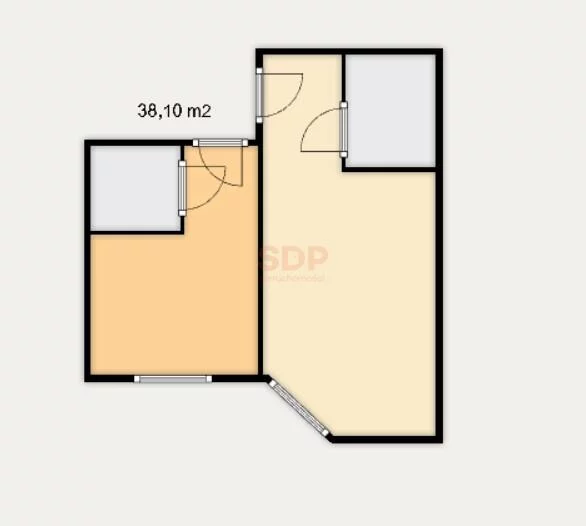 2 pokoje, mieszkanie 38,10 m², piętro 3, oferta nr , 41585, Warszawa, Grochowska